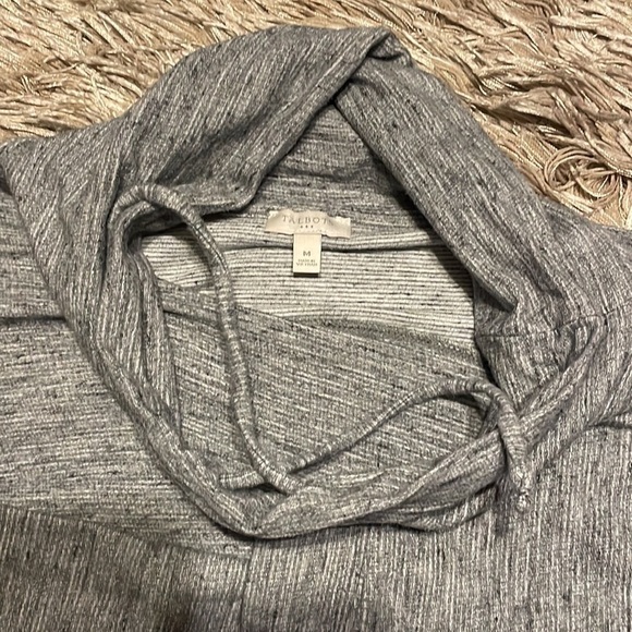 Talbots Medium Gray Long Sleeve Turtle Neck - Picture 4 of 6